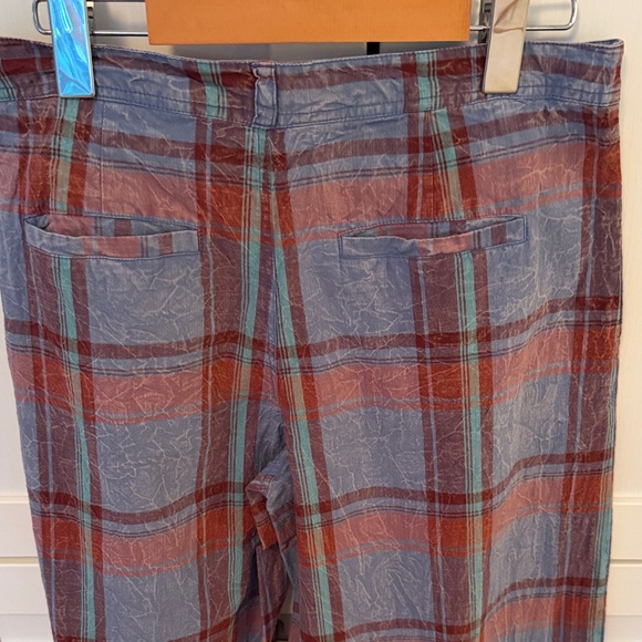 Madras Checker Wide-Leg Pants - Picture 8 of 11